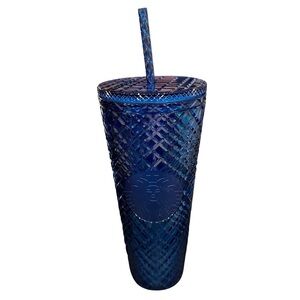 NWT Starbucks Jewel Limited Edition Azure Blue tumbler 24oz VENTI spring